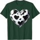 Cow Print Heart Animal T-Shirt - T-Shirt | Forest
