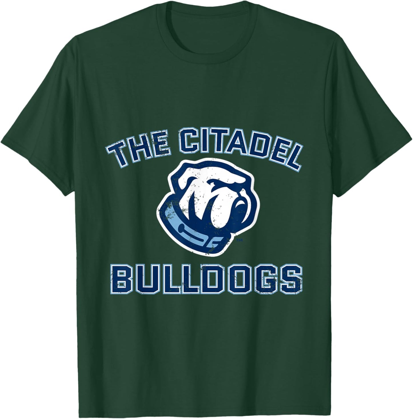 The Citadel Bulldogs | Produit Officiel de la NCAA | TCB1005 T-Shirt - T-Shirt | Forest