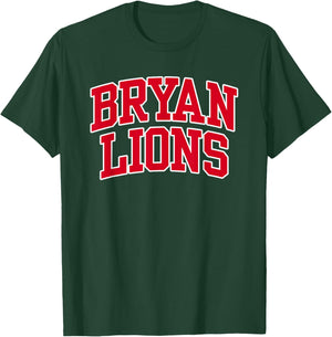 Bryan College Lions Apparel Sports Fan T-Shirt - T-Shirt | Forest