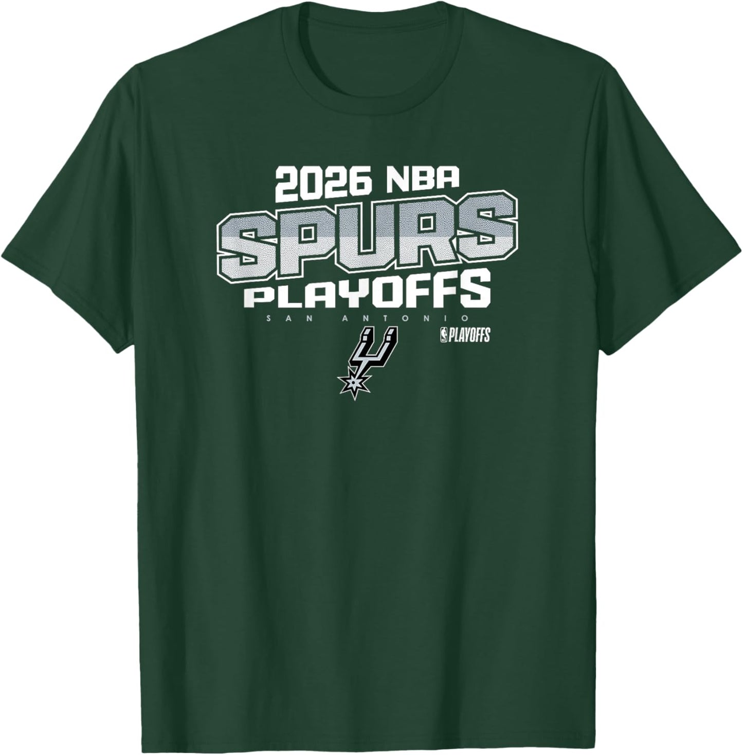 NBA Officiel 2026 Playoffs San Antonio Spurs Niveau supérieur T-Shirt - T-Shirt | Forest