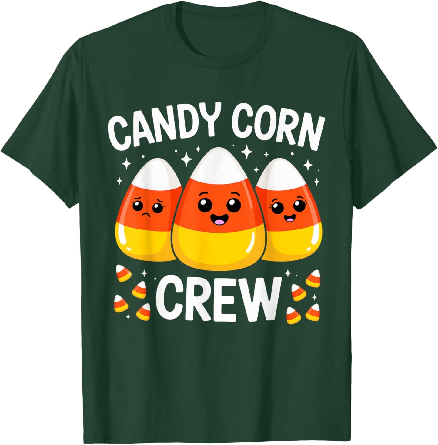 Candy Corn Crew Costume Halloween T-Shirt - T-Shirt | Forest