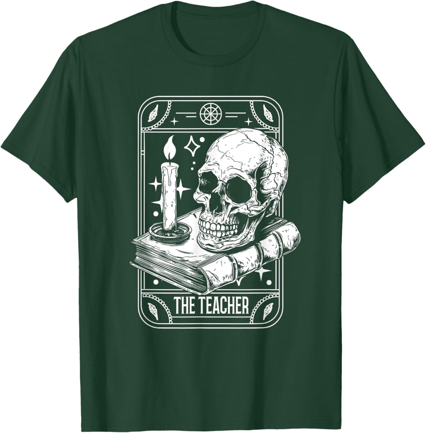 Tarot Card Emo Gothic Occult - The Teacher Men Women T-Shirt - T-Shirt | Forest