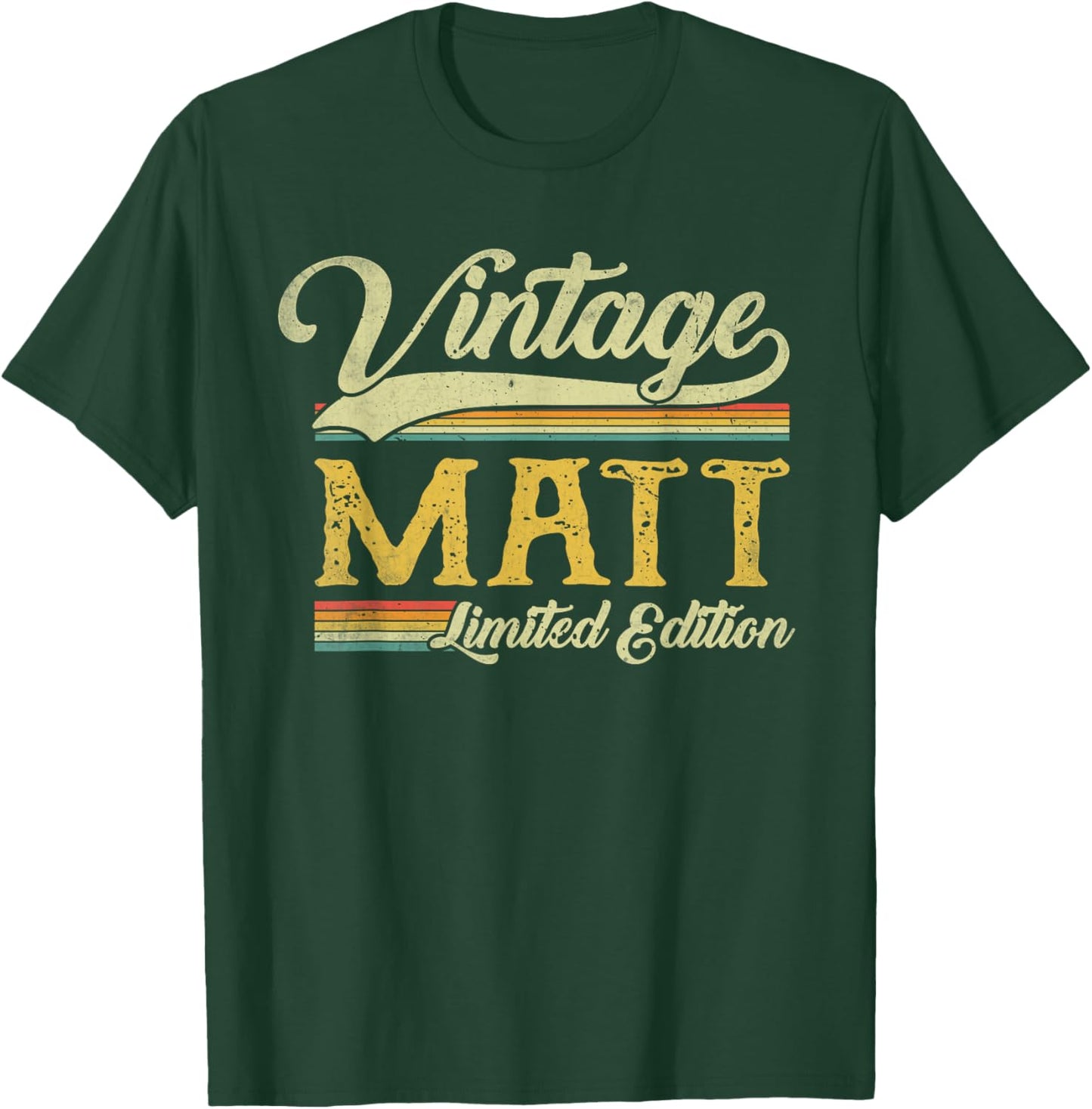 Vintage Matt Name Saying Gifts For Matt Birthday T-Shirt - T-Shirt | Forest