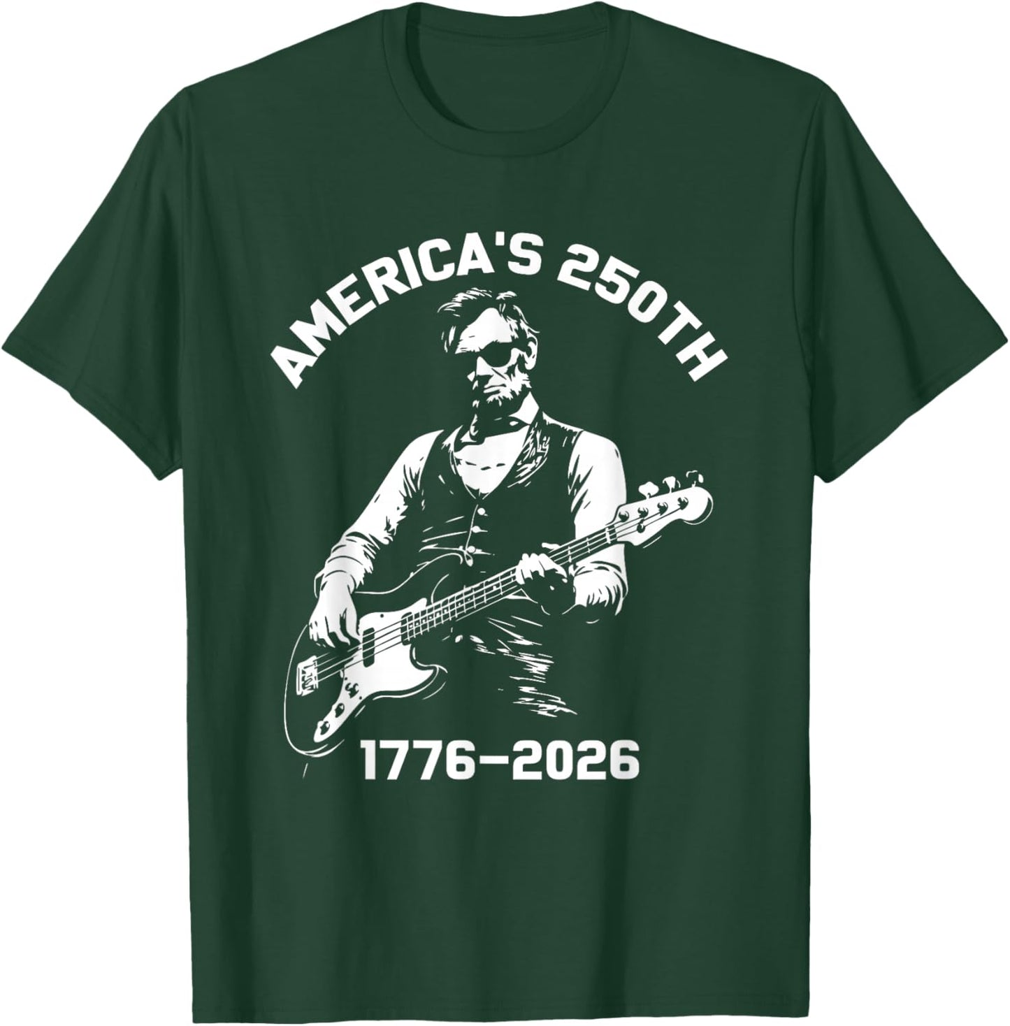 Vintage 250 Years of American 250th Anniversary 1776 2026 T-Shirt - T-Shirt | Forest