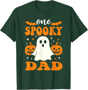 One Spooky Dad Matching Family Halloween Costumes T-Shirt - T-Shirt | Forest