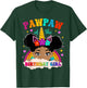 Pawpaw of The Birthday Girl Rainbow Afro Melanin Unicorn T-Shirt - T-Shirt | Forest