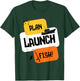 Plan Launch Fish - Angler Gameplan Design T-Shirt - T-Shirt | Forest