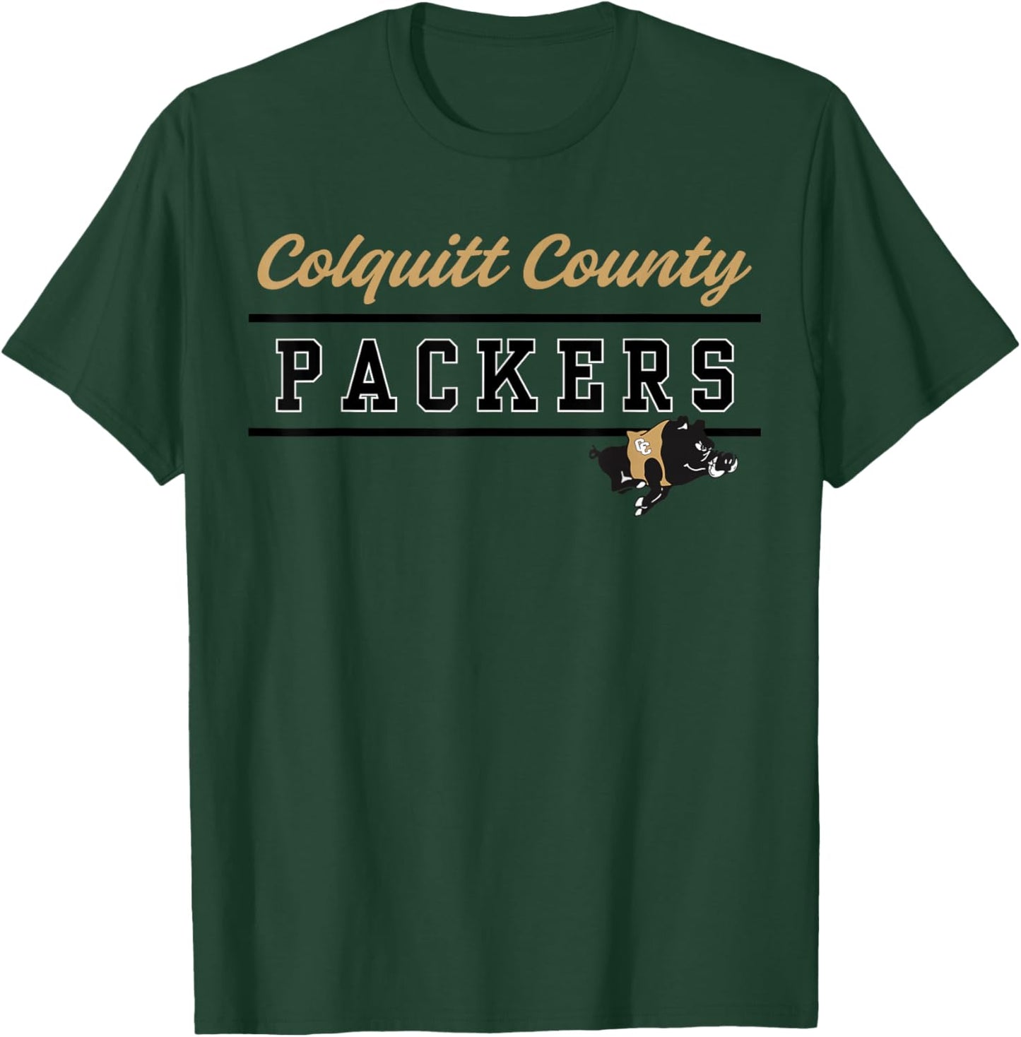 Colquitt County High School Packers Lined Up T-Shirt - T-Shirt | Forest