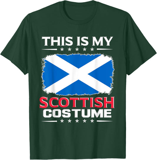 This Is My Scottish Costume Scotland T-Shirt - T-Shirt | Forest