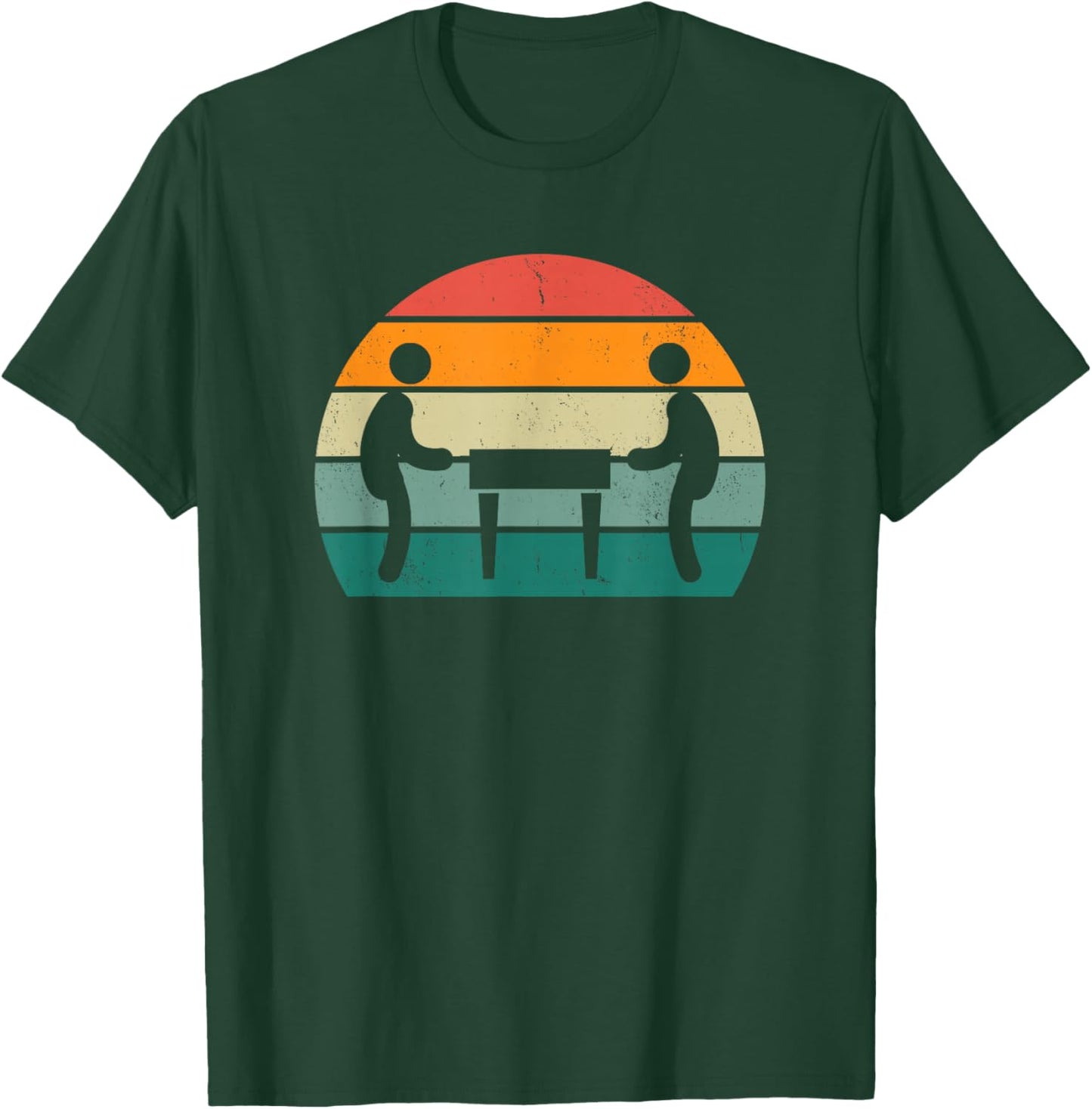 Retro Foosball Player Amateur Foosball T-Shirt - T-Shirt | Forest
