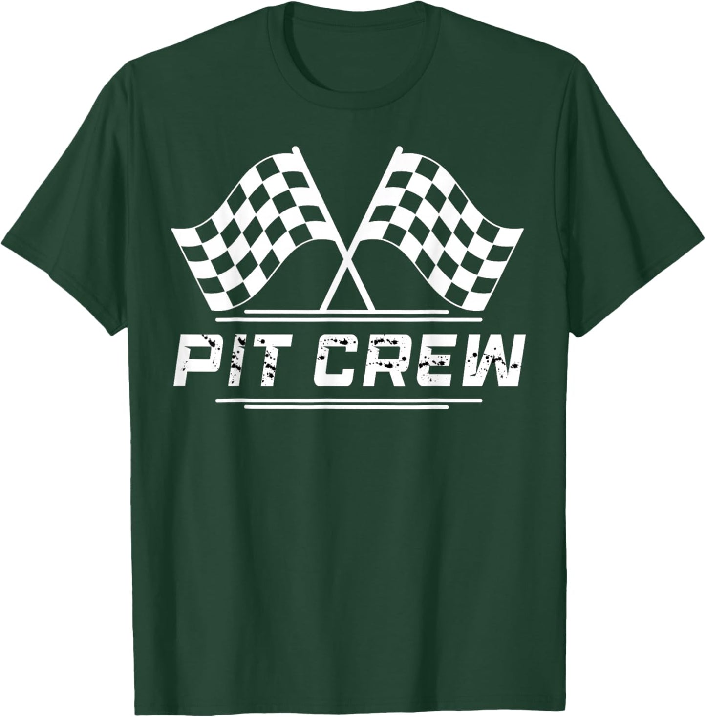 Race Car Driver Birthday Party Racing Family Pit Crew T-Shirt - T-Shirt | Forest
