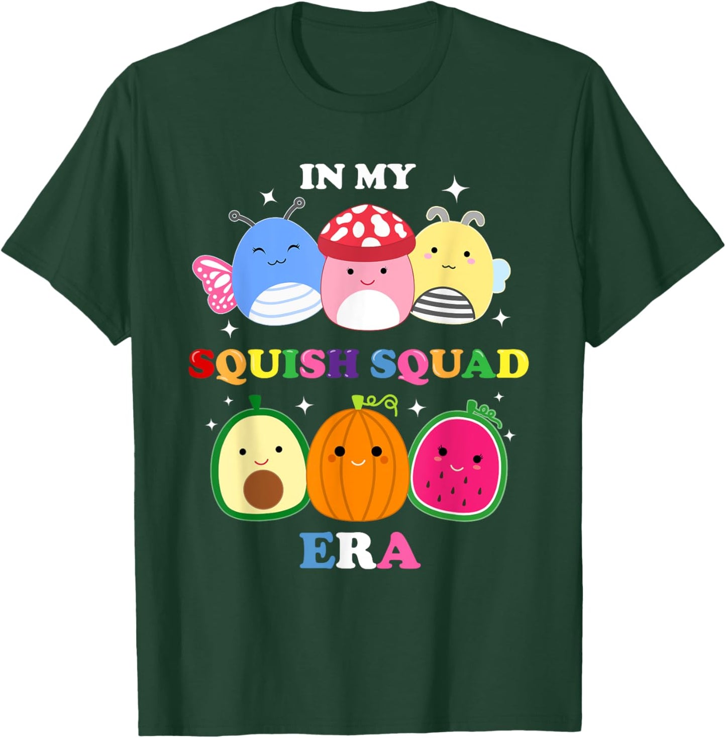 In My Squish Squad Era! Soft Toy Animal Plush Kids Boy Girls T-Shirt - T-Shirt | Forest