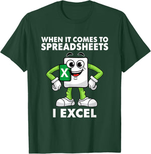 Excel Coworker Birthday Employee Farewell Goodbye Men Women T-Shirt - T-Shirt | Forest