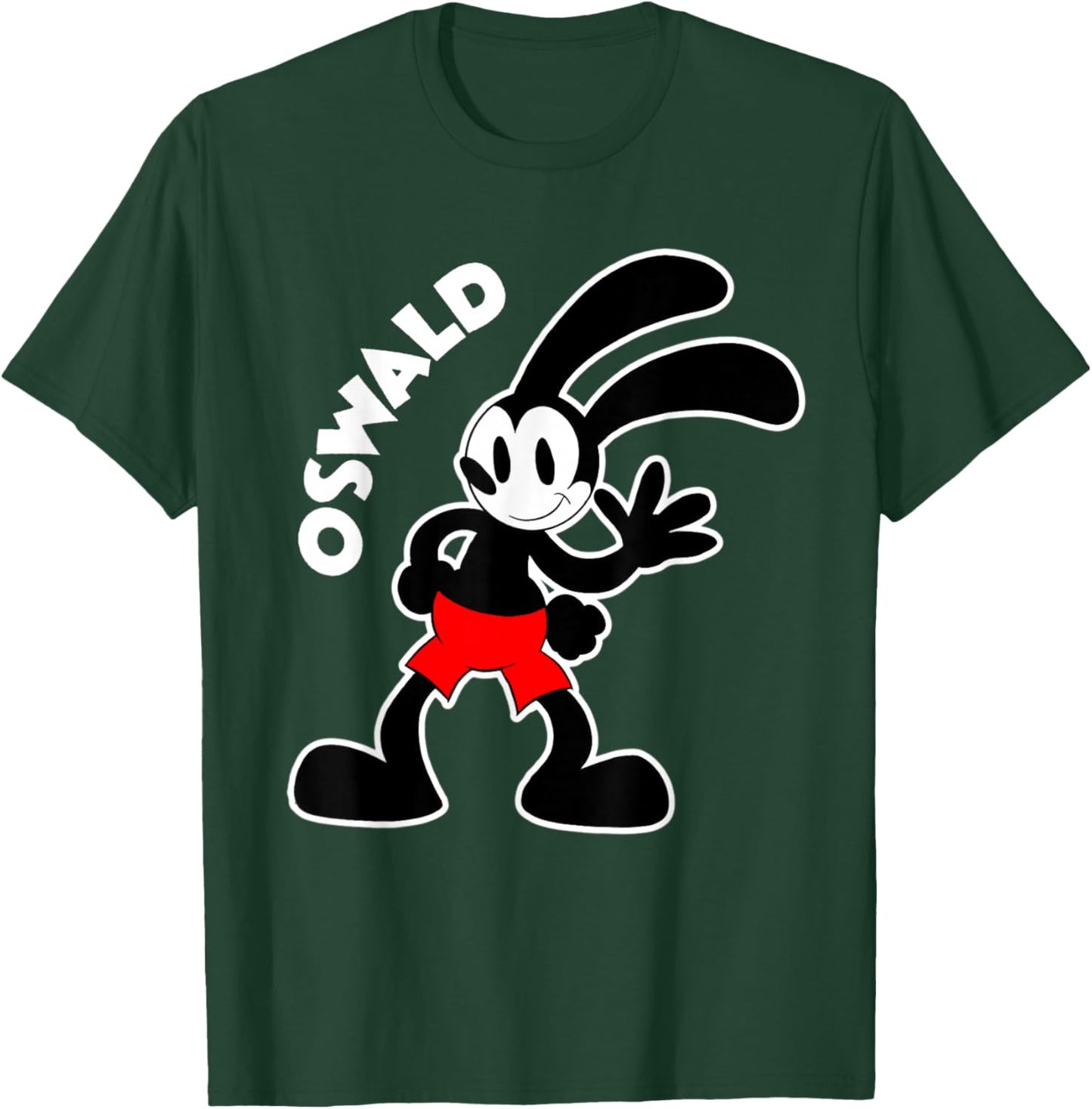 Oswald Rabbit Vintage Bunny Waving Hello T-Shirt - T-Shirt | Forest