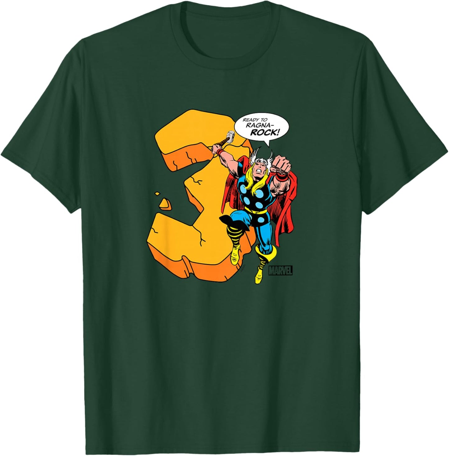 Kids Thor - 3rd Birthday T-Shirt - T-Shirt | Forest
