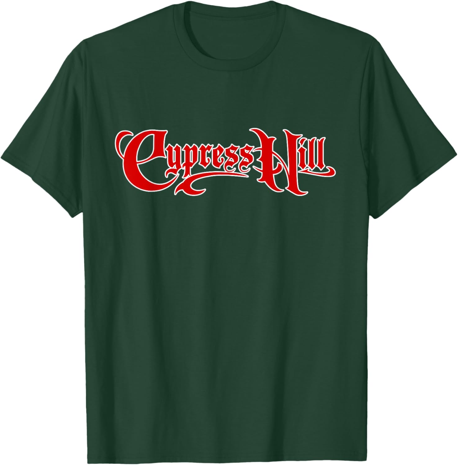 Cypress Hill Roter Spellout T-Shirt - T-Shirt | Forest