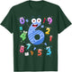 Maths Day Number Costume With Number 6 Idea For Kids Number T-Shirt - T-Shirt | Forest
