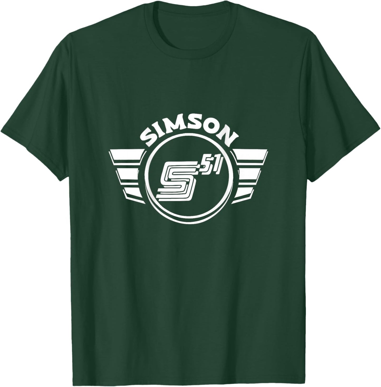 Suhl Simson S50 S51 Schwalbe Zweitaktmotor Liebe Fan Simme T-Shirt - T-Shirt | Forest