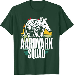 Aardvark Squad Animal Retro Vintage Nature Wildlife T-Shirt - T-Shirt | Forest