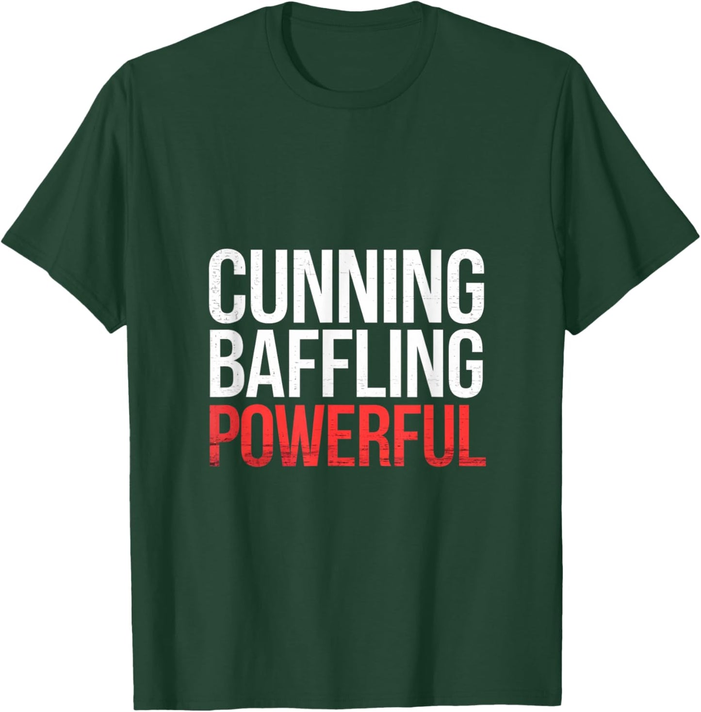 Cunning Baffling Powerful Alcoholism Journey Recovery T-Shirt - T-Shirt | Forest