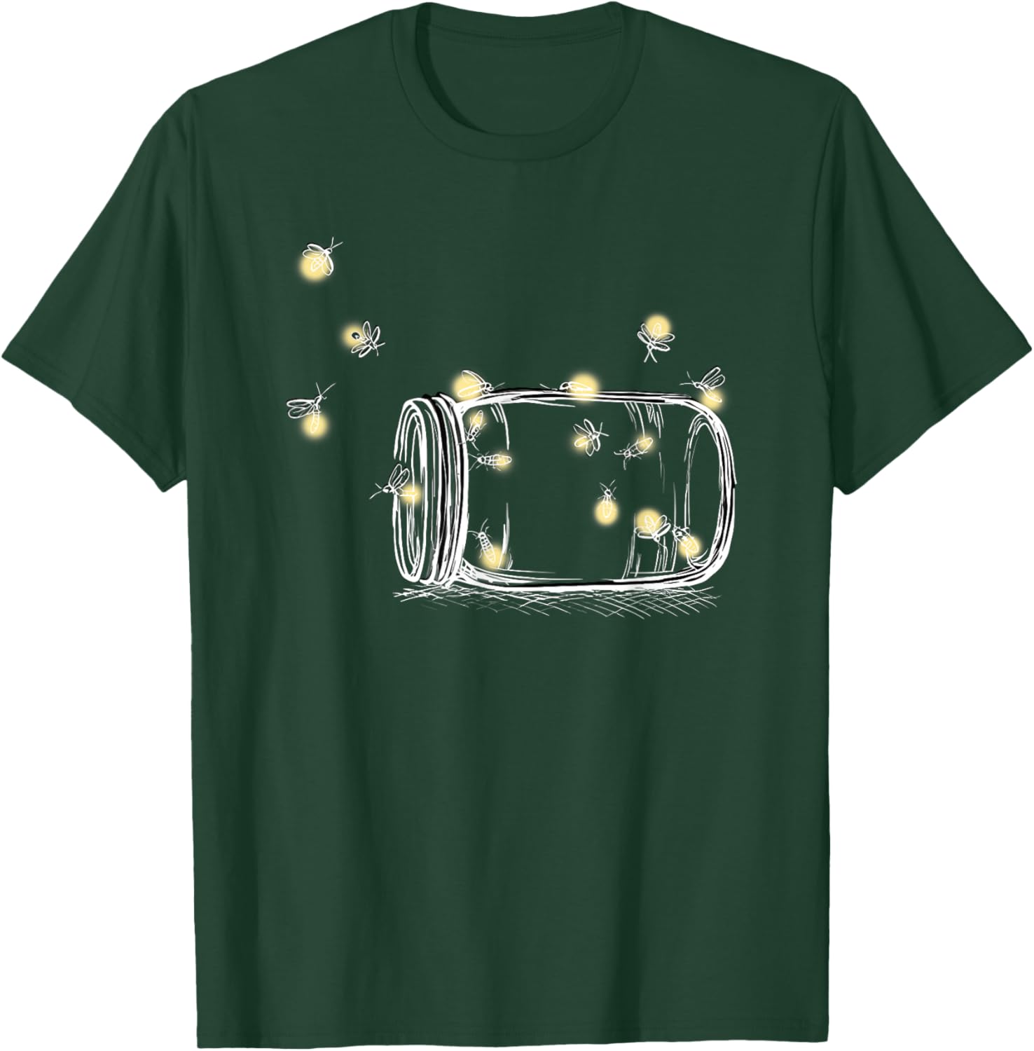 Summer Fireflies T-Shirt - T-Shirt | Forest