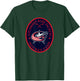 Columbus Blue Jackets Iconic Black Officially Licensed T-Shirt - T-Shirt | Forest