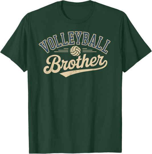 Volleyball Brother T-Shirt - T-Shirt | Forest