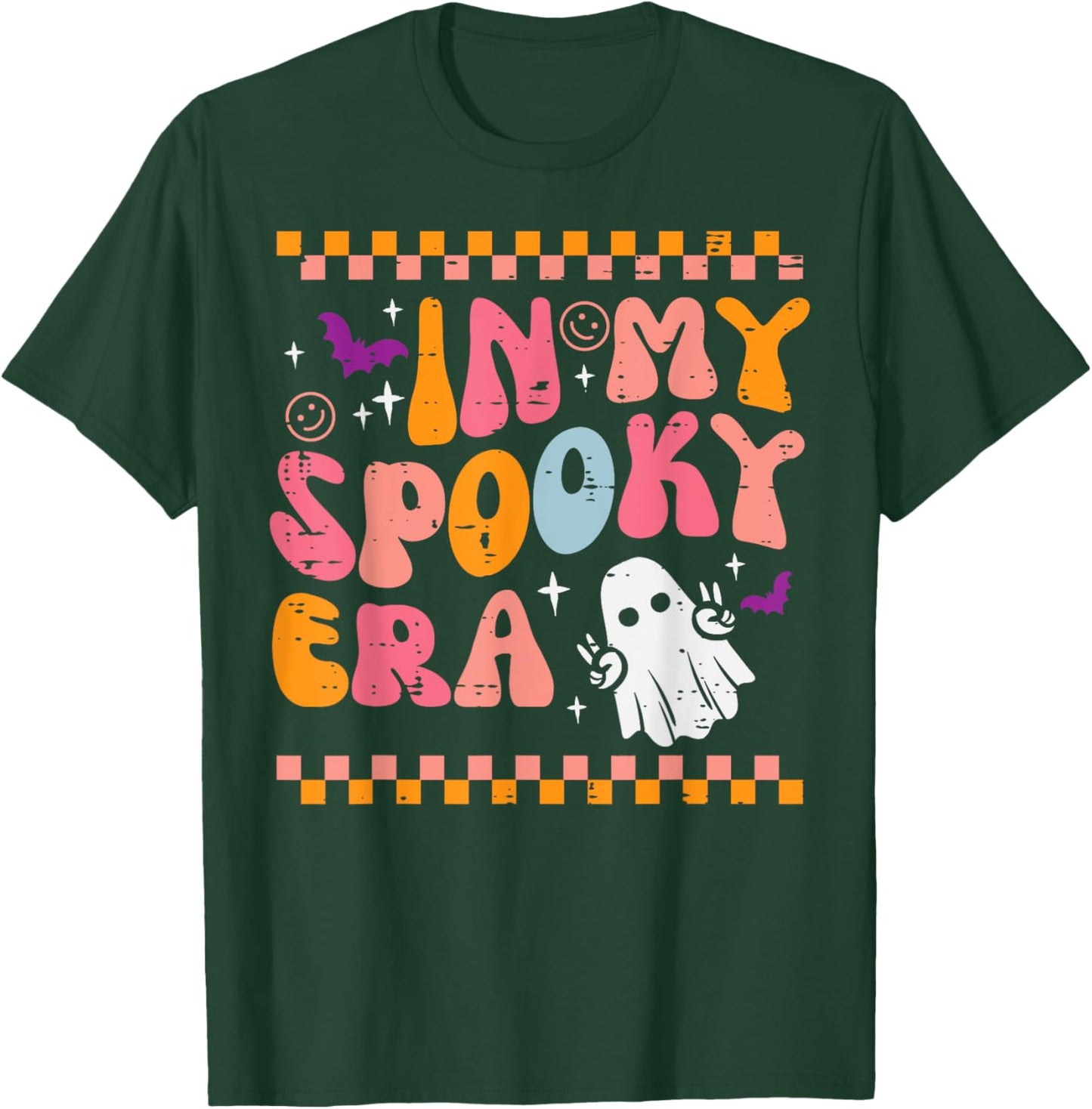 Halloween My Spooky Era Retro Costume Groovy Men Women Kids T-Shirt - T-Shirt | Forest