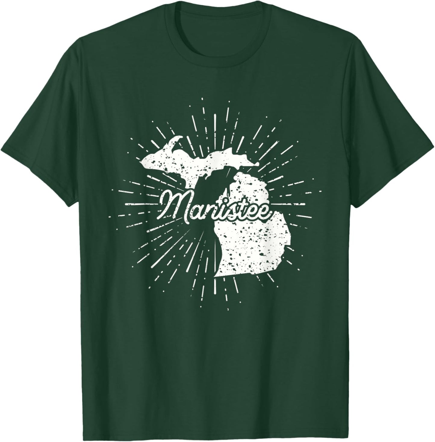 Manistee Michigan MI T-Shirt - T-Shirt | Forest