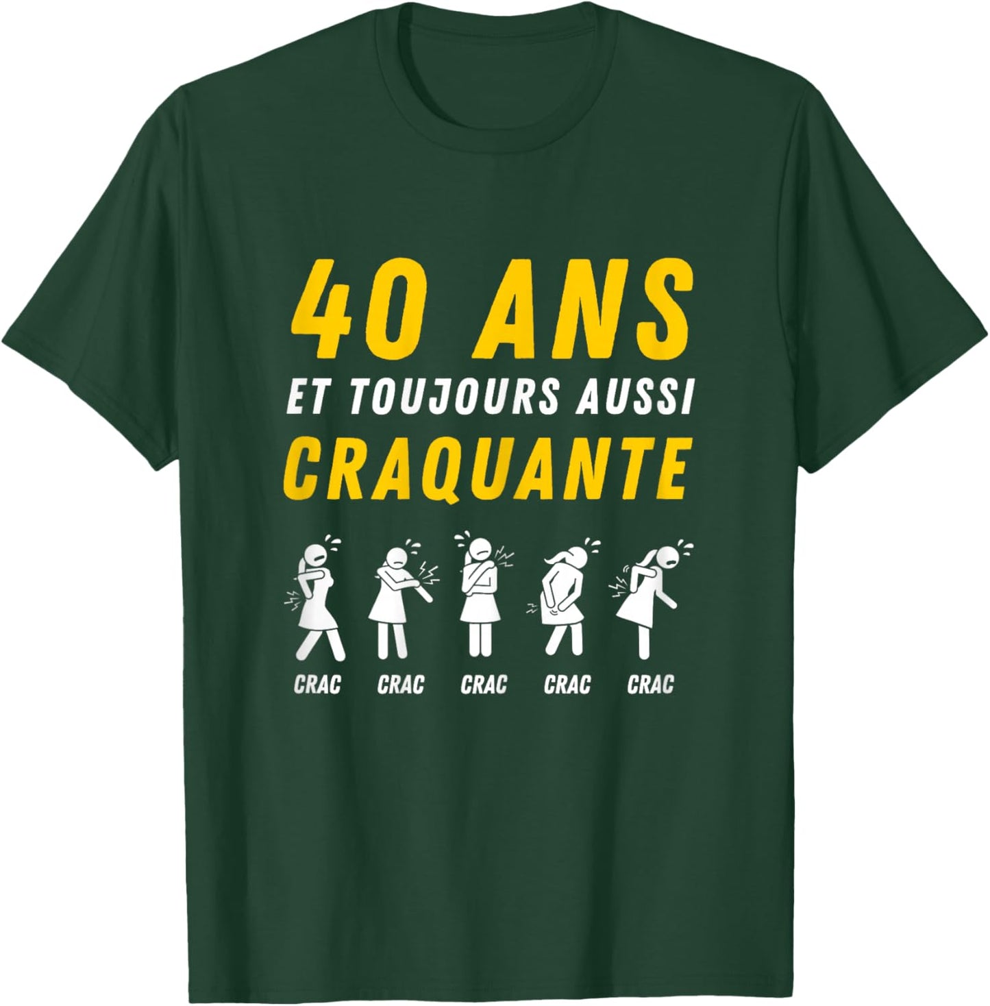 Gift Drole Humour 40 Ans 1986 Anniversaire Femme T-Shirt - T-Shirt | Forest