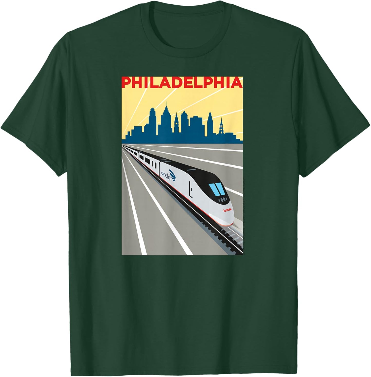 Acela (Philadelphia) T-Shirt - T-Shirt | Forest