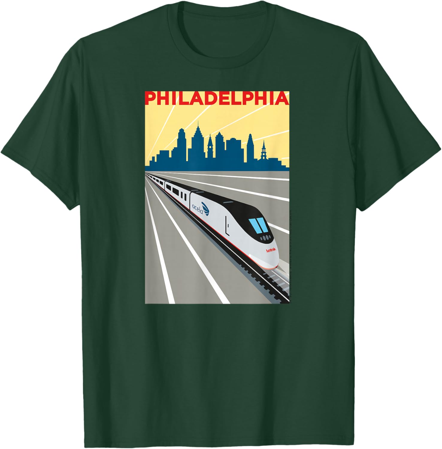 Acela (Philadelphia) T-Shirt - T-Shirt | Forest