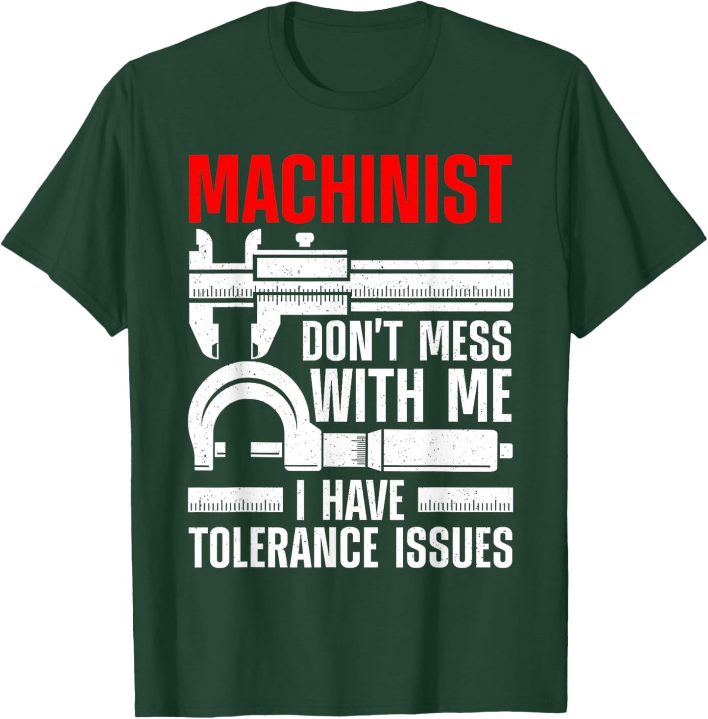Funny Machinist Art Women Machine Operator Machinist T-Shirt - T-Shirt | Forest