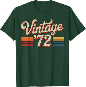 Vintage ‘72 1972 T-Shirt - T-Shirt | Forest