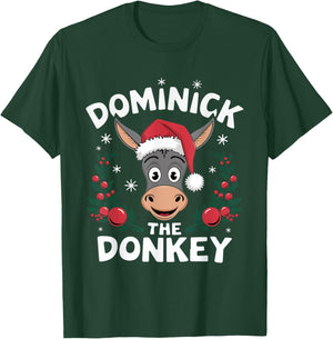 Dominick the Donkey Funny Christmas T-Shirt - T-Shirt | Forest