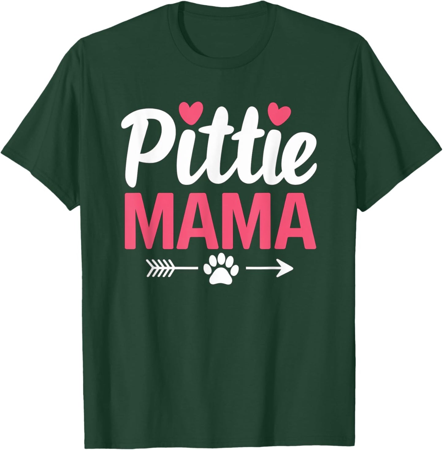 Funny Dog Pittie Mom Pitbull Dog Lovers Mothers Day Gifts T-Shirt - T-Shirt | Forest