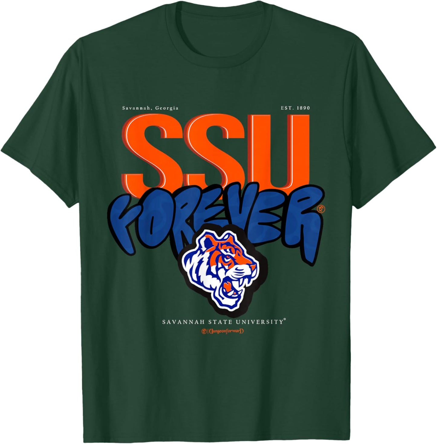 The Yard Essentials - Savannah State University - Forever T-Shirt - T-Shirt | Forest