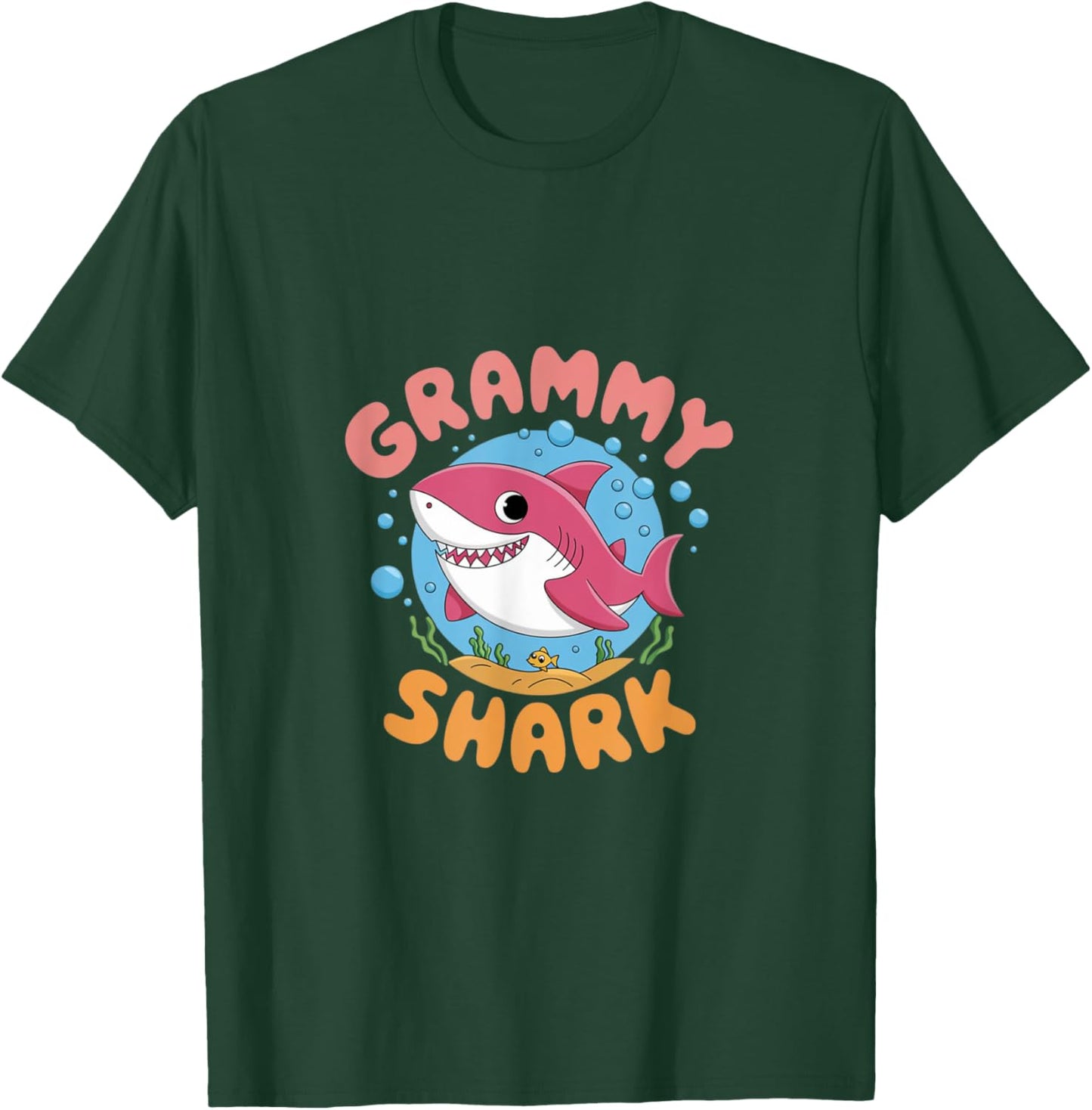 Grammy Shark Shirt Grammy Shark Lover Family Mother's Day T-Shirt - T-Shirt | Forest