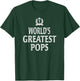 World's Greatest Pops Cool Grandpa T-Shirt - T-Shirt | Forest