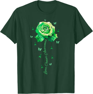 Flower Liver Cancer Awareness Shirt T-Shirt - T-Shirt | Forest