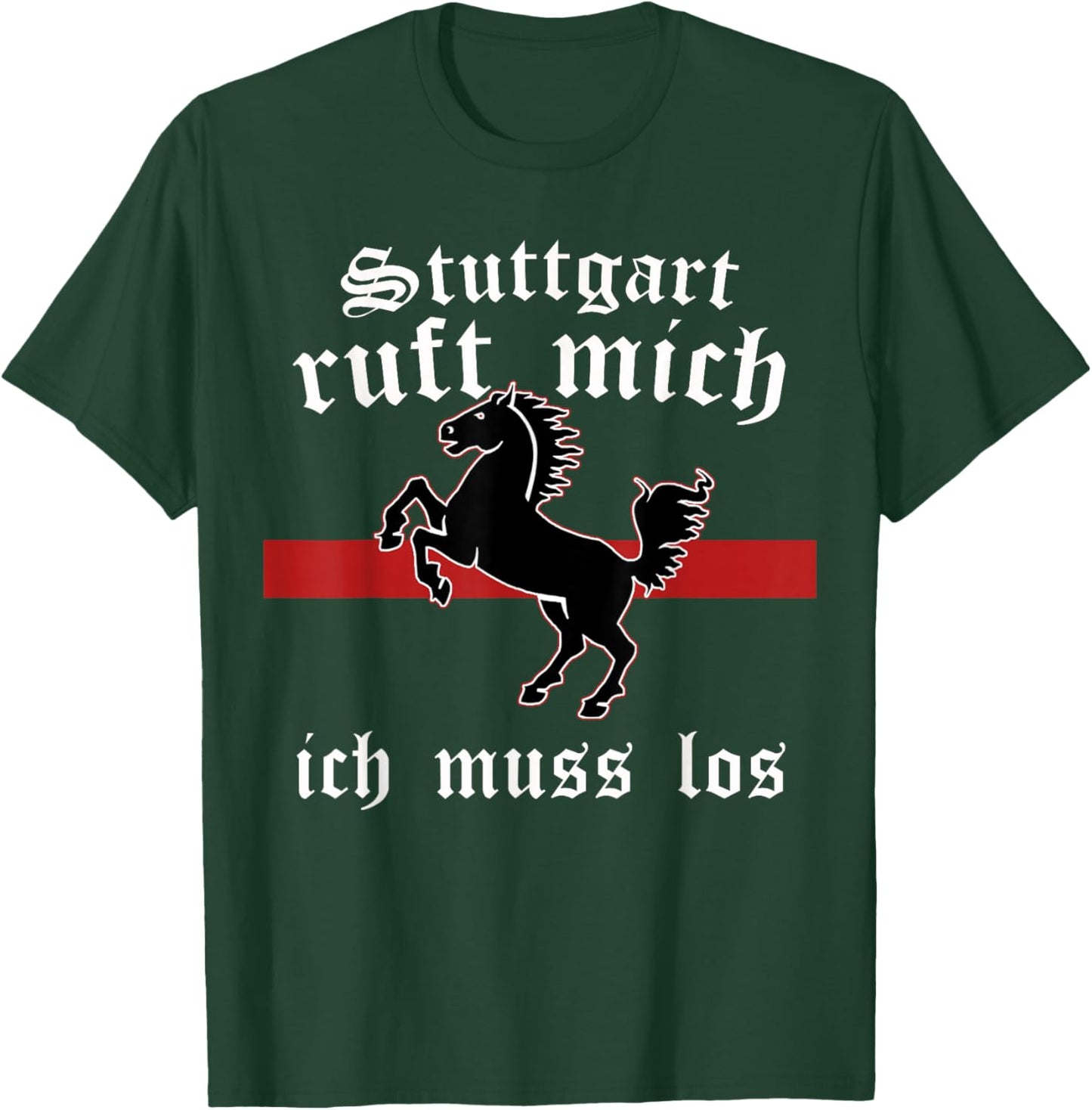 Stuttgart Geschenk Stuggi Stuttgarter 0711 Ultras T-Shirt - T-Shirt | Forest