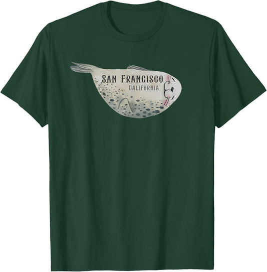Sea Lions in San Francisco California T-Shirt - T-Shirt | Forest