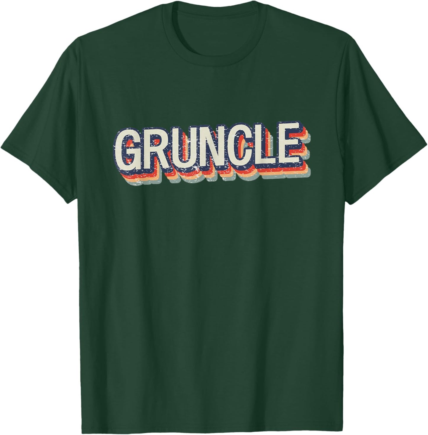 Gruncle Retro Vintage Classic Style Grandpa T-Shirt - T-Shirt | Forest