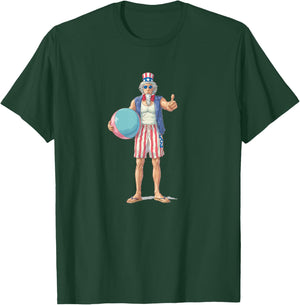 Funny Vacation Look with Sam and Beach Ball T-Shirt - T-Shirt | Forest
