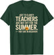 Just to Clarify: Teachers Aren’t Off – They’re in Recovery T-Shirt - T-Shirt | Forest