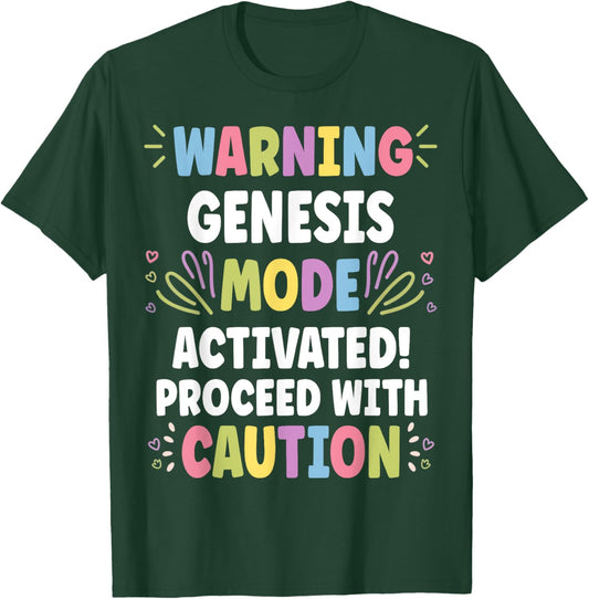 GENESIS Personalized Name Funny Cute Custom GENESIS Name T-Shirt - T-Shirt | Forest