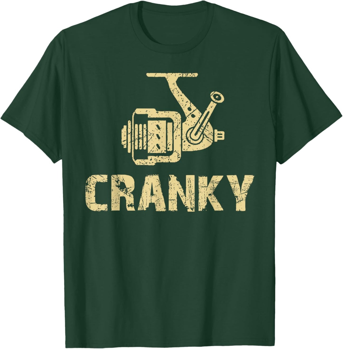 Crankbait Fishing Lure Cranky Funny Gift Fishing Lovers T-Shirt - T-Shirt | Forest