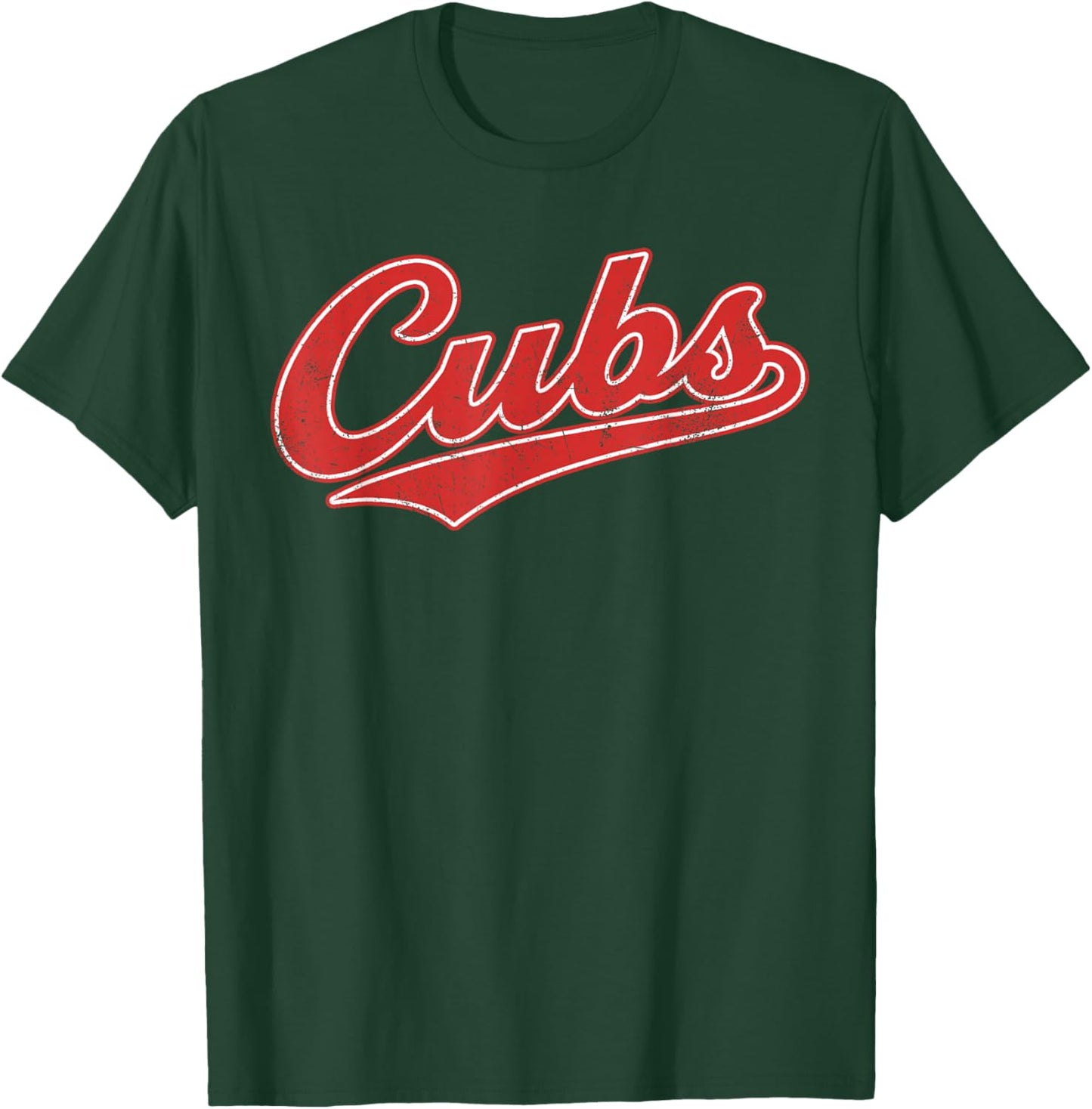 Vintage Cubs Gifts Women Boys Girls Kids T-Shirt - T-Shirt | Forest