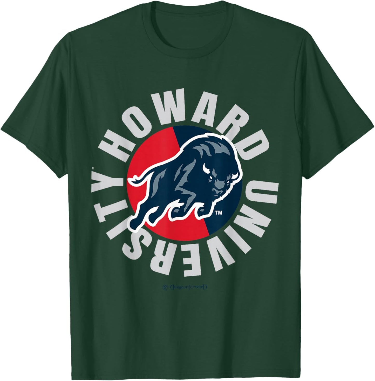 The Yard Essentials - Howard University - Pure Circle - HBCU T-Shirt - T-Shirt | Forest