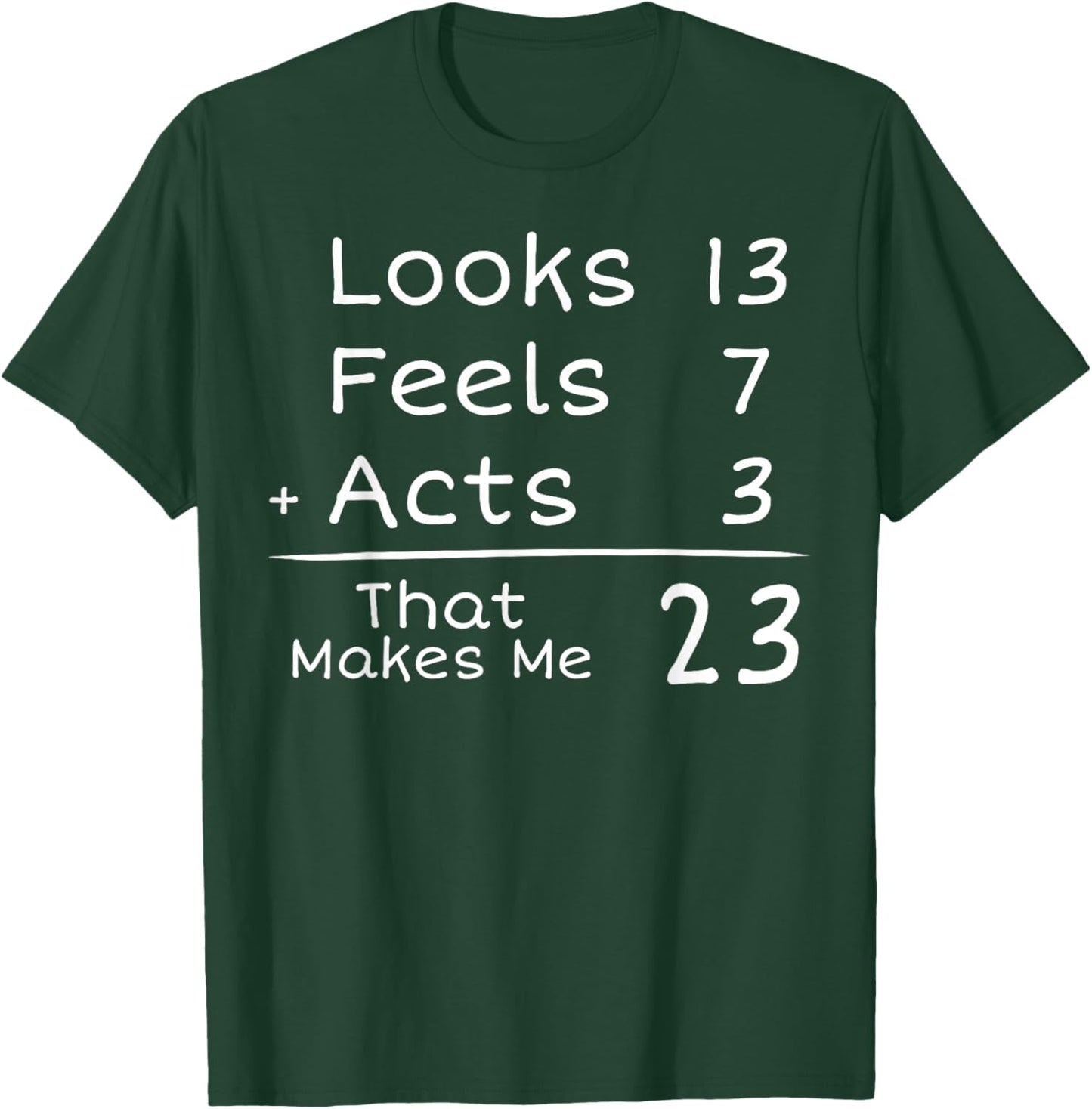 23th B-Day Funny 23th Birthday Idea Present Funny Meme 23th T-Shirt - T-Shirt | Forest